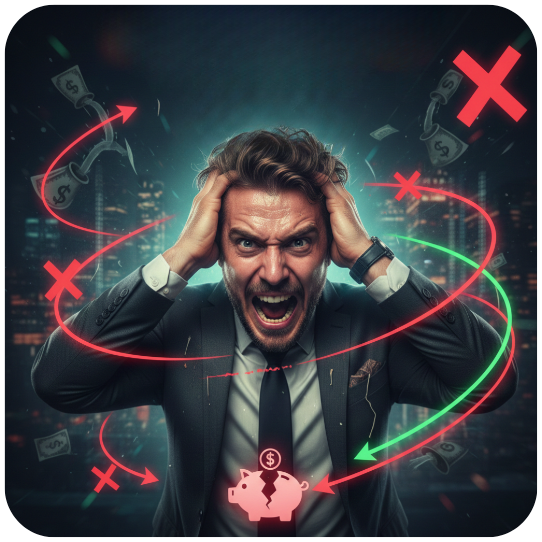 Imagem com texto: Pare imediatamente de dar seu lucro para as plataformas.